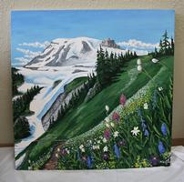 Mt. Rainier Painting 202//200